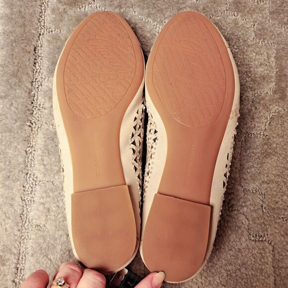 Gianni Bini Embellished Ballet Flats WOMENS SIZE 8 triangle cut out slip on NWOT - Picture 6 of 12